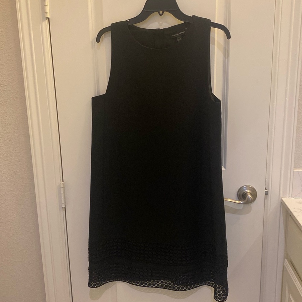 Banana Republic Black Sheath Dress